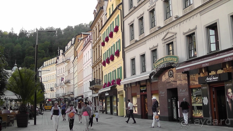 Карловы Вары, Чехия. Стара Лука до Гейзера.