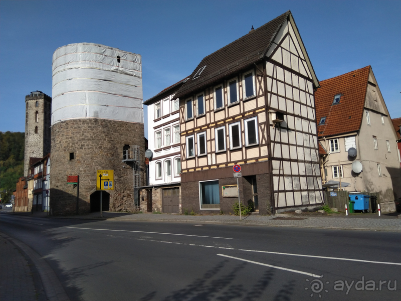 Нижняя Саксония, Германия. Ханн.Мюнден - заповедник фахверка у трех рек. Часть I.