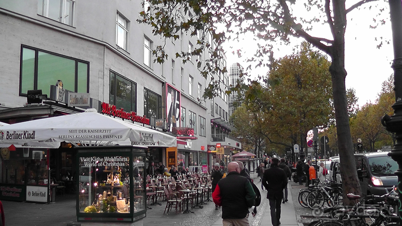 Берлин, Германия. Торговая улица Курфюрстендамм.