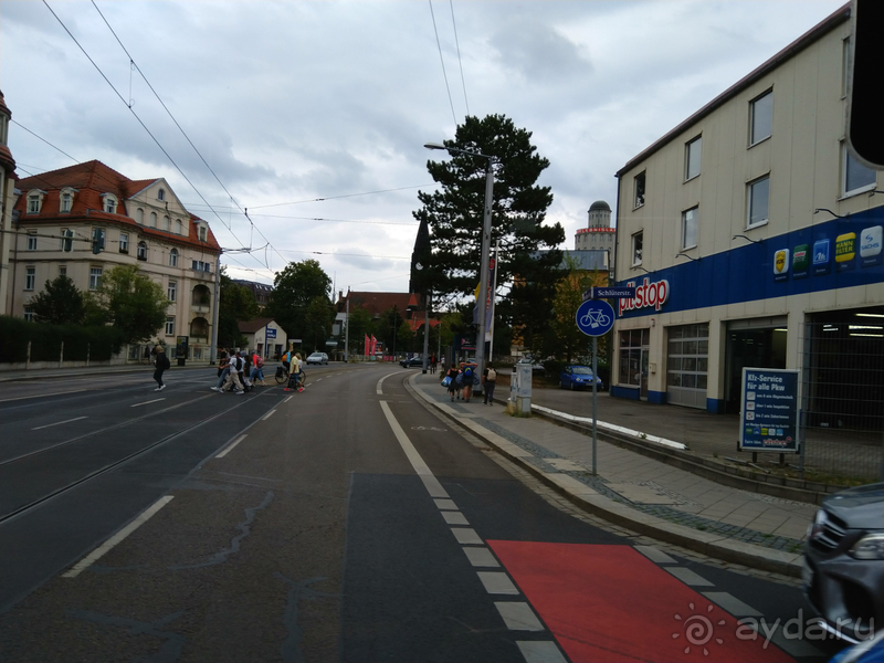 Дрезден, Германия. Окраина города и селение Пильниц.