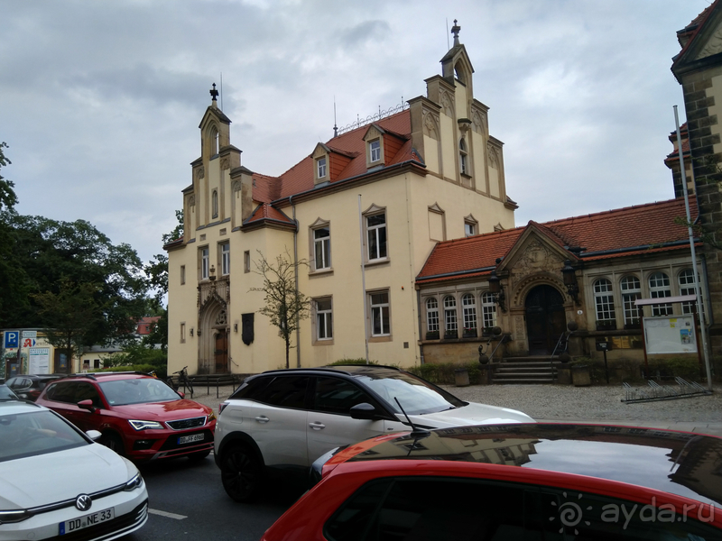 Дрезден, Германия. Окраина города и селение Пильниц.