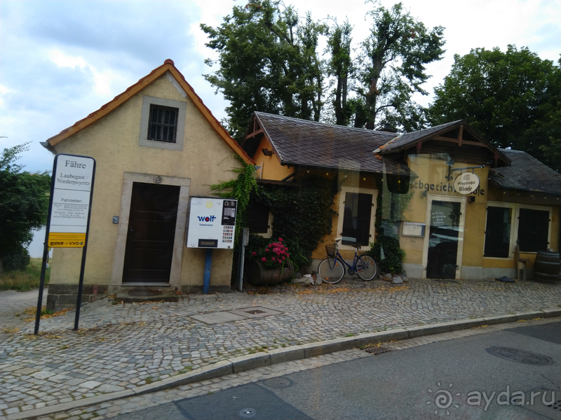 Дрезден, Германия. Окраина города и селение Пильниц.