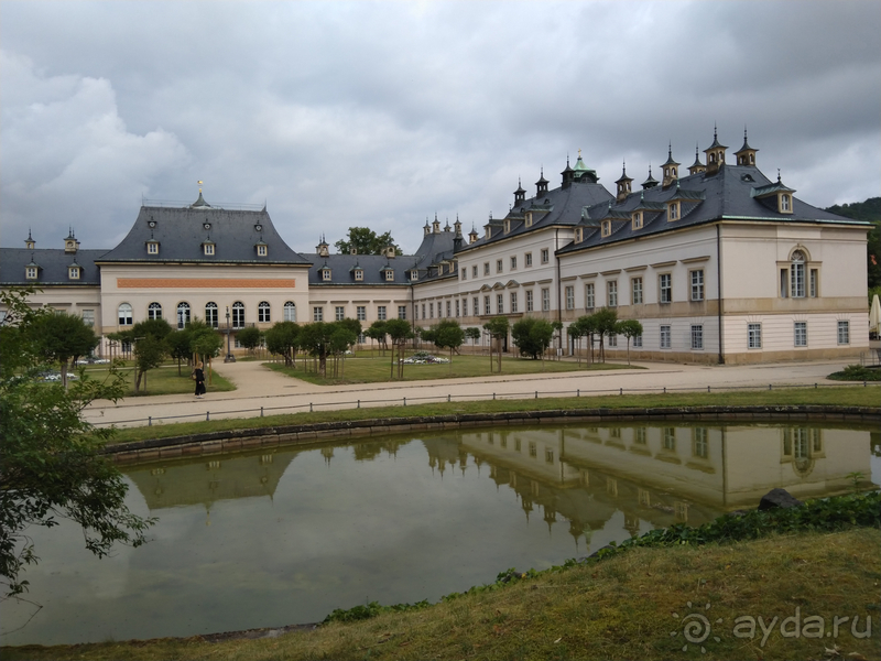 Дрезден, Германия. Окраина города и селение Пильниц.