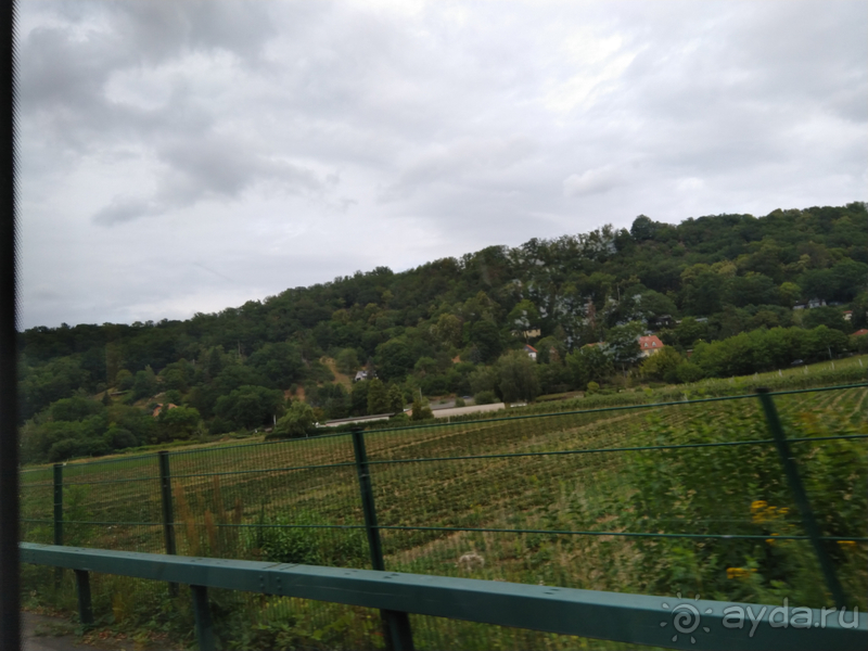 Дрезден, Германия. Окраина города и селение Пильниц.