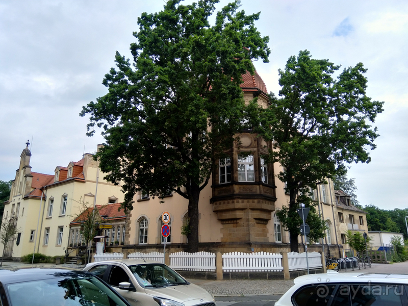 Дрезден, Германия. Окраина города и селение Пильниц.