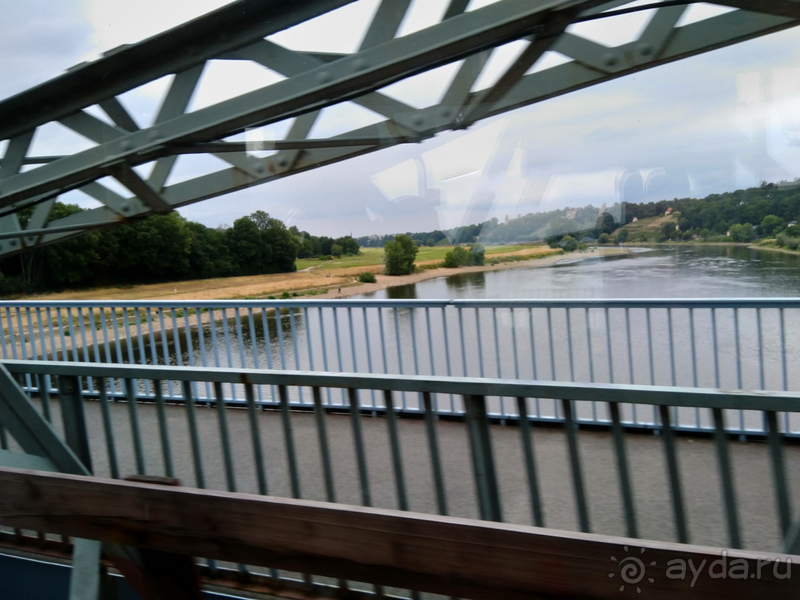 Дрезден, Германия. Окраина города и селение Пильниц.