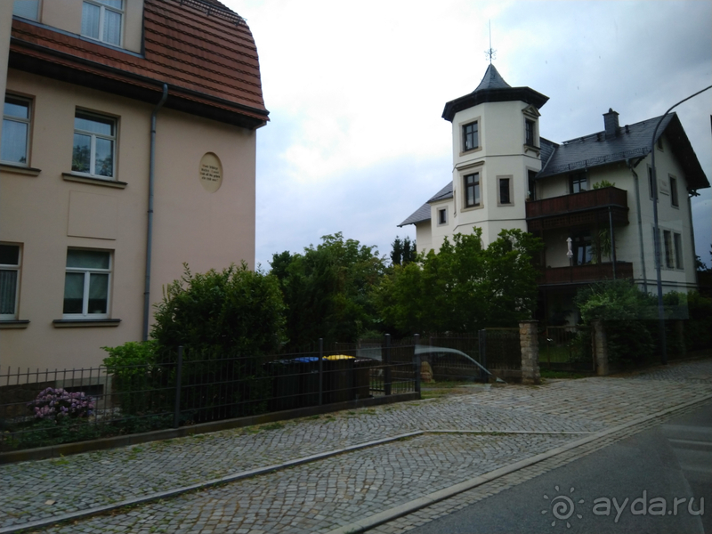 Дрезден, Германия. Окраина города и селение Пильниц.