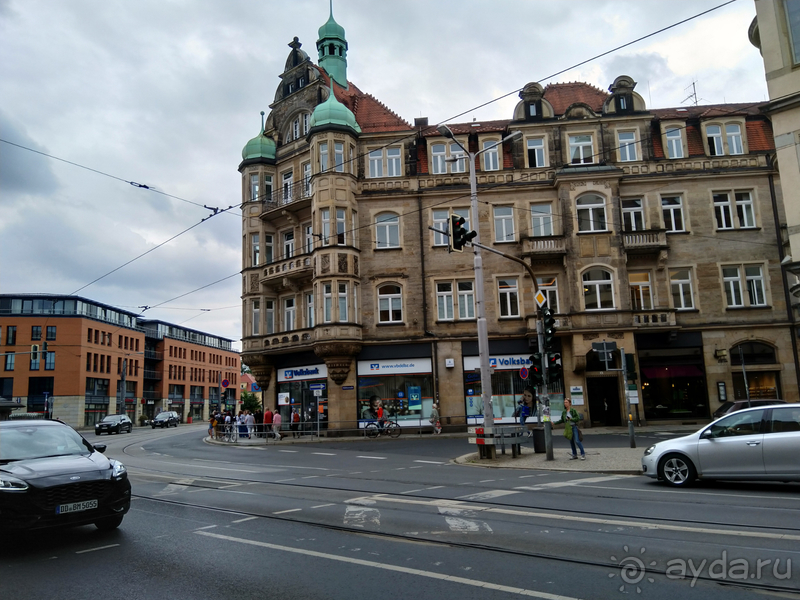 Дрезден, Германия. Окраина города и селение Пильниц.