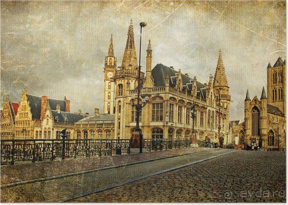 Гент, Бельгия. «Гулять, так гулять!». Город Синей птицы - центр.