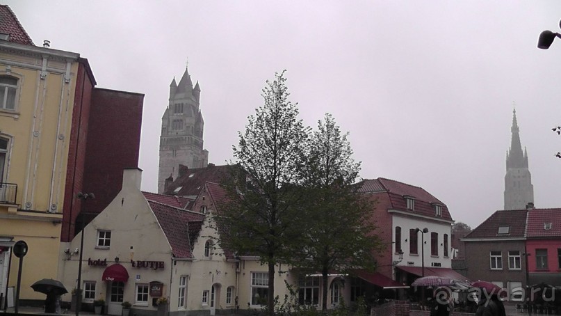 Брюгге, Бельгия. «Гулять, так гулять!». Брюгге - дождь