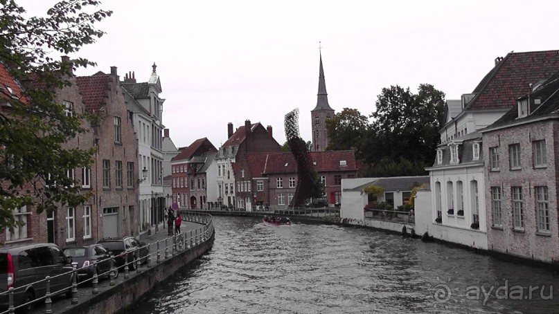 Брюгге, Бельгия. «Гулять, так гулять!». Брюгге - дождь