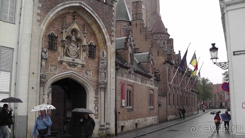 Брюгге, Бельгия. «Гулять, так гулять!». Брюгге - дождь