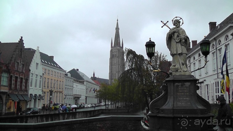 Брюгге, Бельгия. «Гулять, так гулять!». Брюгге - дождь