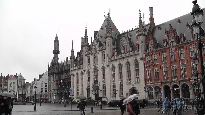 Брюгге, Бельгия. «Гулять, так гулять!». Брюгге - дождь