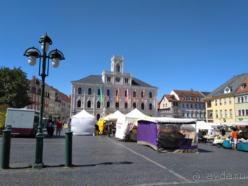 Альбом истории "Тюрингия, Германия. Веймар – культурная столица Германии. Часть I. "