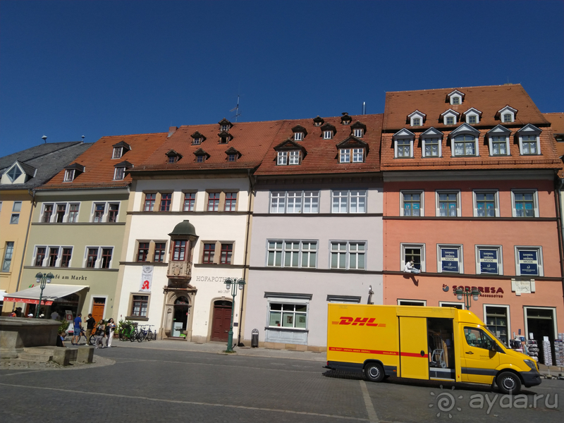 Альбом истории "Тюрингия, Германия. Веймар – культурная столица Германии. Часть I. "