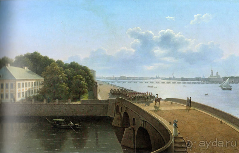 Санкт-Петербург, Россия. От «Авроры» назад по Фонтанке.