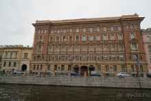 Санкт-Петербург, Россия. От «Авроры» назад по Фонтанке.