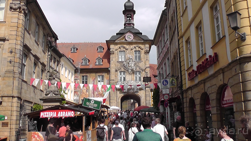 Бавария, Германия. Бамберг - Нижний город.