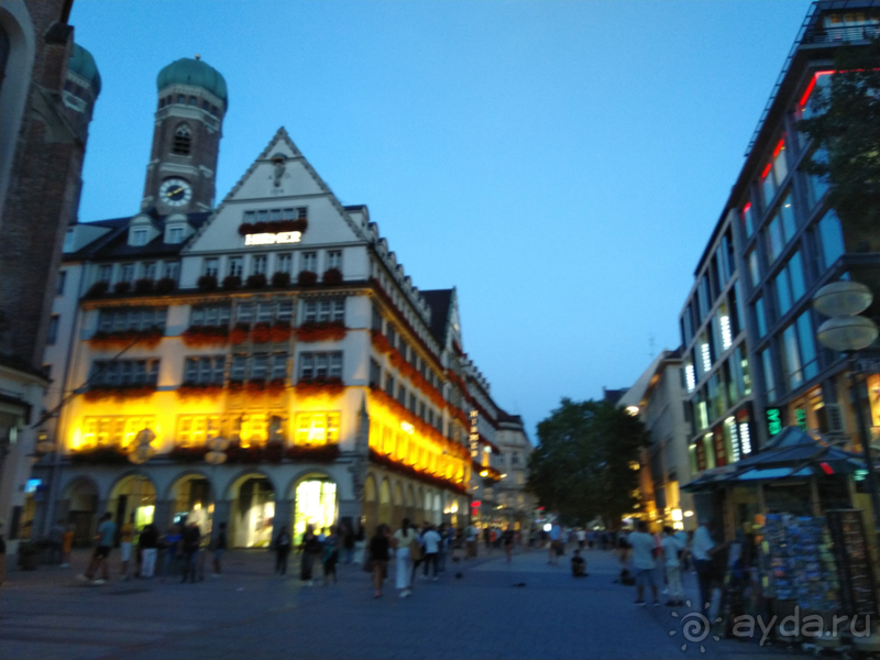 Бавария, Германия. Мюнхен - туристический центр.