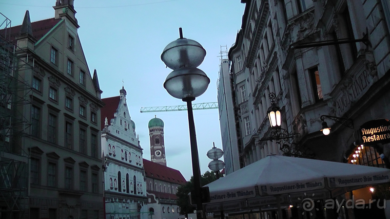 Бавария, Германия. Мюнхен - туристический центр.