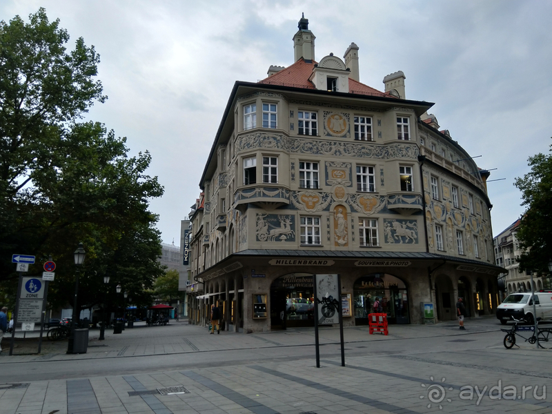 Бавария, Германия. Мюнхен - туристический центр.