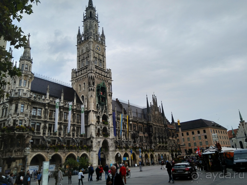 Бавария, Германия. Мюнхен - туристический центр.