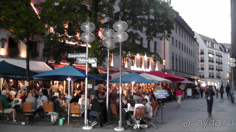 Бавария, Германия. Мюнхен - туристический центр.