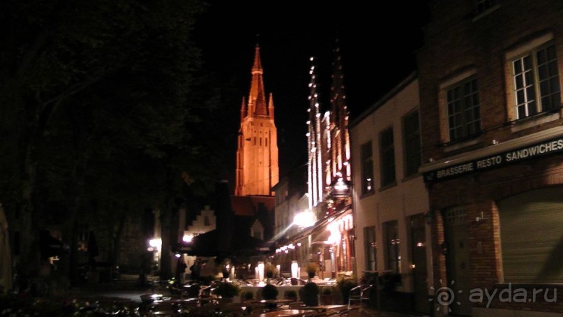Брюгге, Бельгия. «Гулять, так гулять!». Брюгге – ночь.