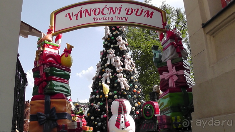 Карловы Вары, Чехия. Рождественский замок.