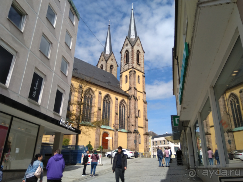 Бавария, Германия. Город Хоф на перекрестке дорог, на перекрестке времен.