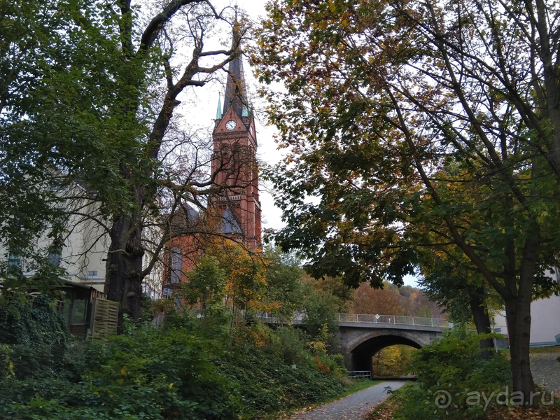 Саксония, Германия. Город Ауэ - между прошлым и будущим.
