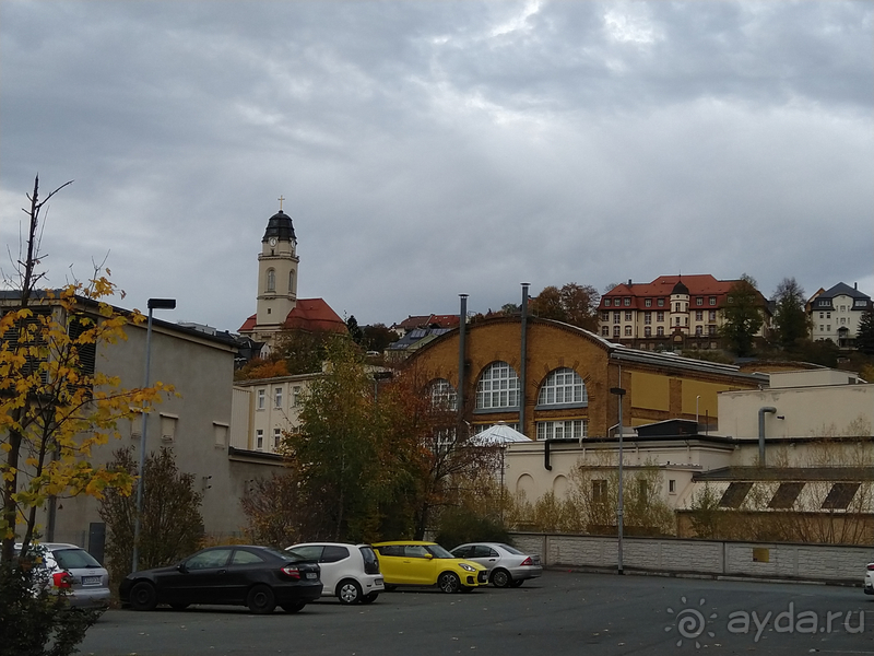 Саксония, Германия. Город Ауэ - между прошлым и будущим.