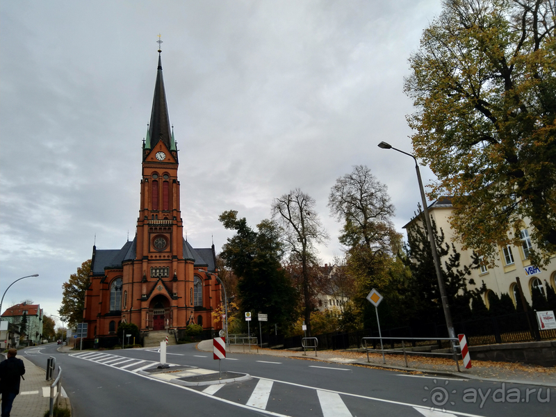 Саксония, Германия. Город Ауэ - между прошлым и будущим.