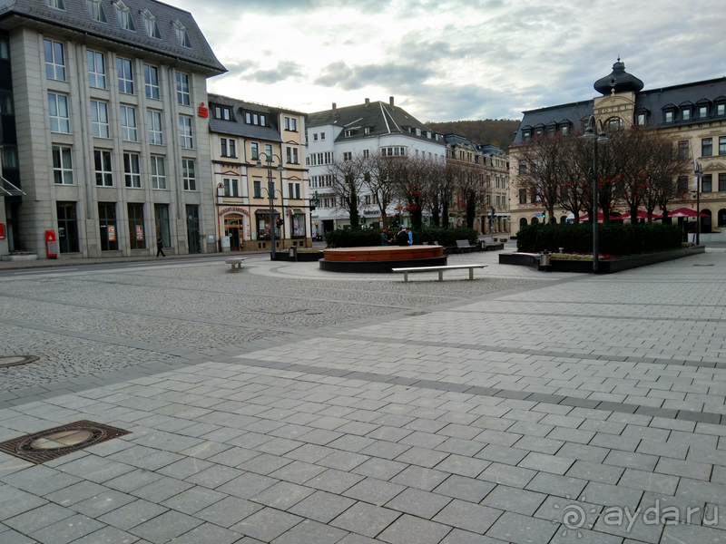 Саксония, Германия. Город Ауэ - между прошлым и будущим.