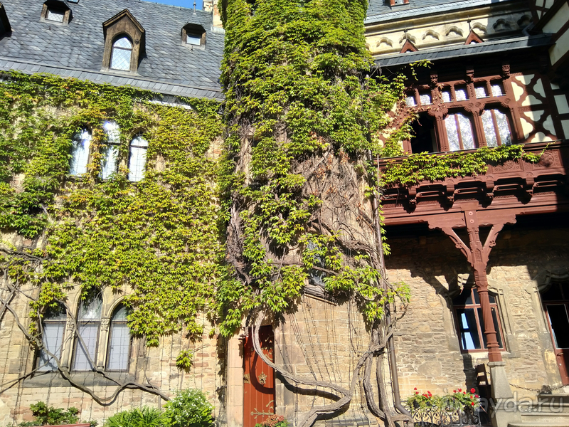 Саксония-Анхальт, Германия. Вернигероде -замок «Мюнхгаузена».
