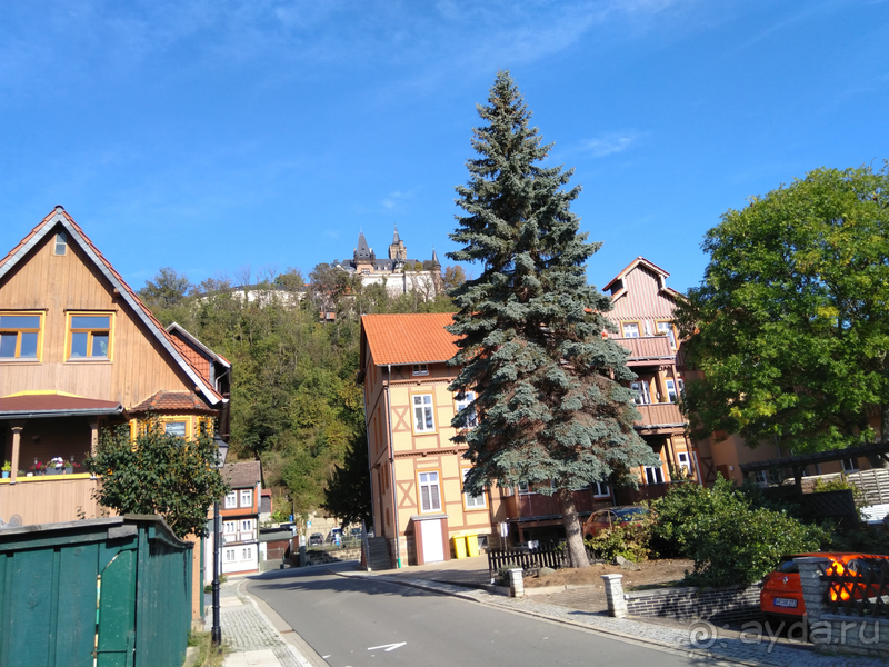 Саксония-Анхальт, Германия. Вернигероде -замок «Мюнхгаузена».