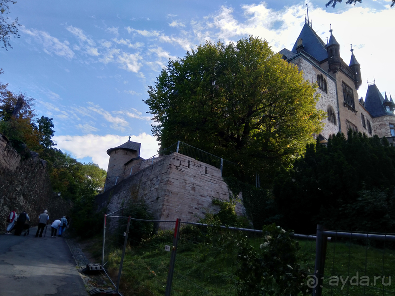 Саксония-Анхальт, Германия. Вернигероде -замок «Мюнхгаузена».