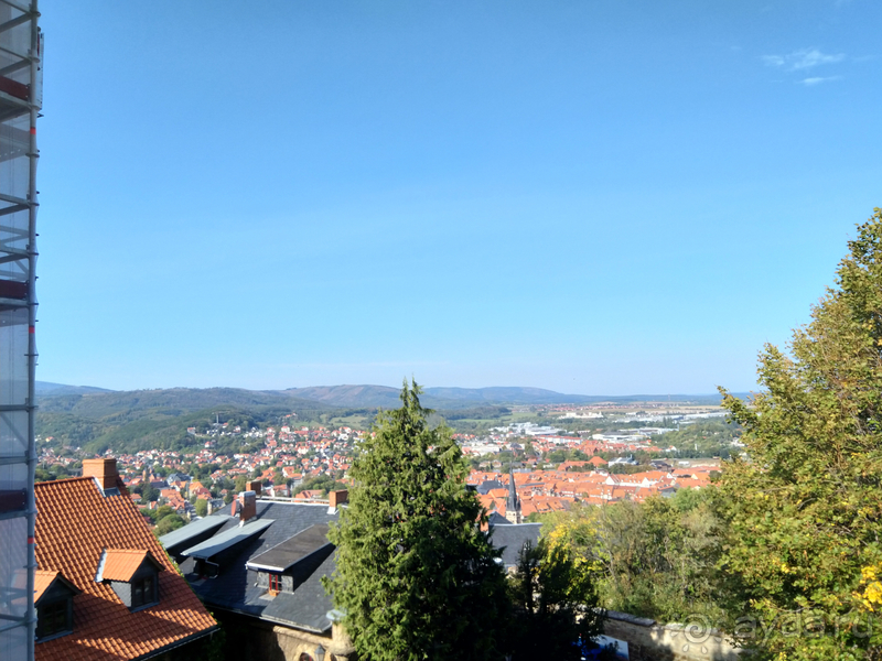 Саксония-Анхальт, Германия. Вернигероде -замок «Мюнхгаузена».