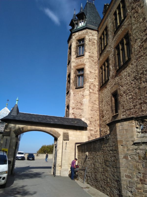 Саксония-Анхальт, Германия. Вернигероде -замок «Мюнхгаузена».