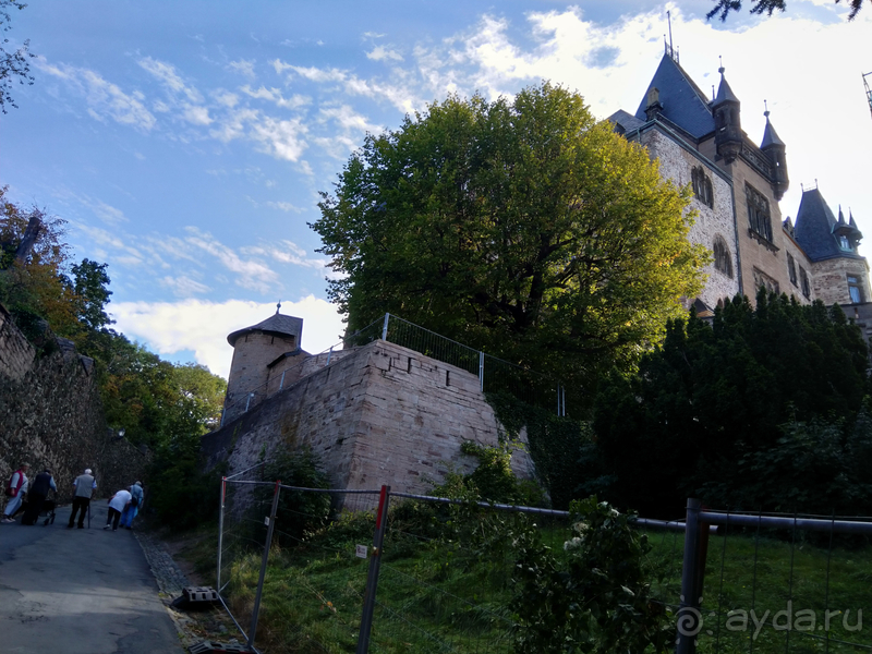 Саксония-Анхальт, Германия. Вернигероде -замок «Мюнхгаузена».