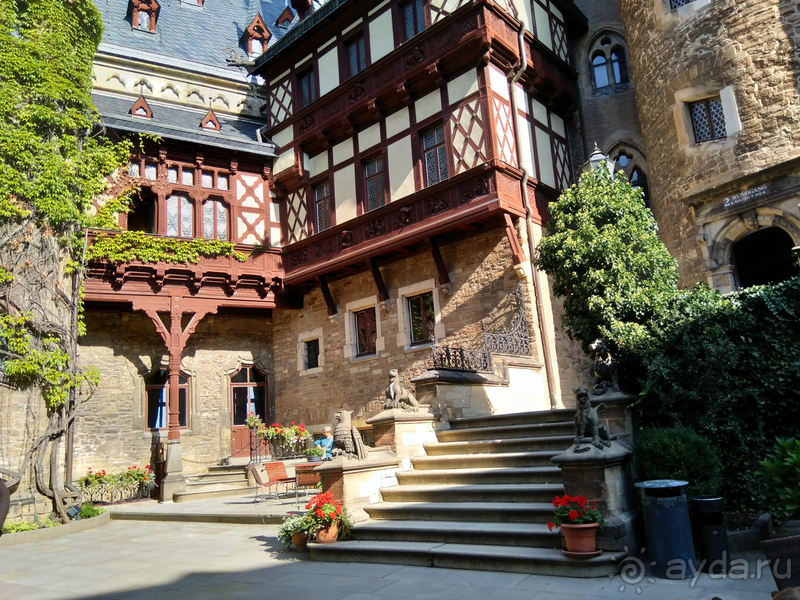 Саксония-Анхальт, Германия. Вернигероде -замок «Мюнхгаузена».