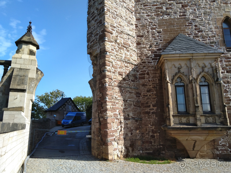 Саксония-Анхальт, Германия. Вернигероде -замок «Мюнхгаузена».