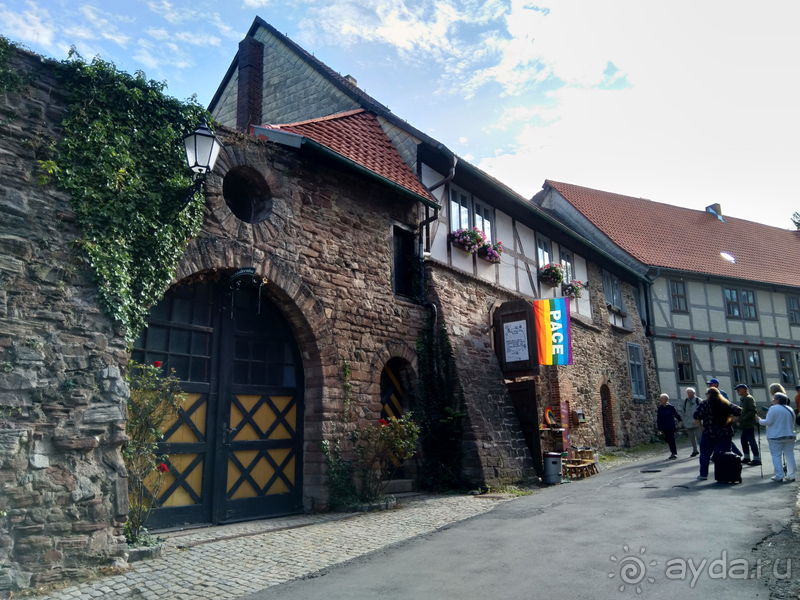 Саксония-Анхальт, Германия. Вернигероде -замок «Мюнхгаузена».