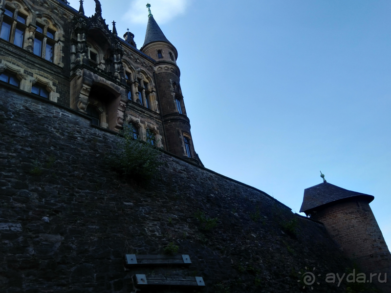 Саксония-Анхальт, Германия. Вернигероде -замок «Мюнхгаузена».