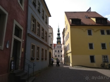 Дрезден, Германия. Саксонская Швейцария - город Пирна над Эльбой.