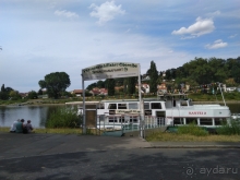 Дрезден, Германия. Саксонская Швейцария - город Пирна над Эльбой.