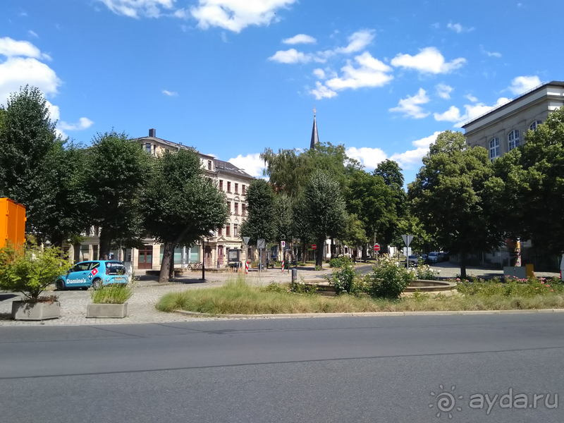 Дрезден, Германия. Саксонская Швейцария - город Пирна над Эльбой.