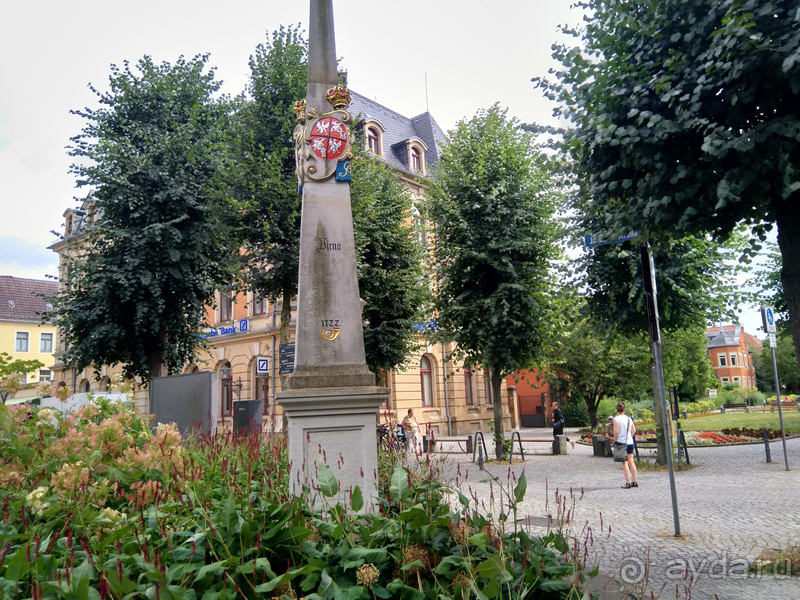 Дрезден, Германия. Саксонская Швейцария - город Пирна над Эльбой.