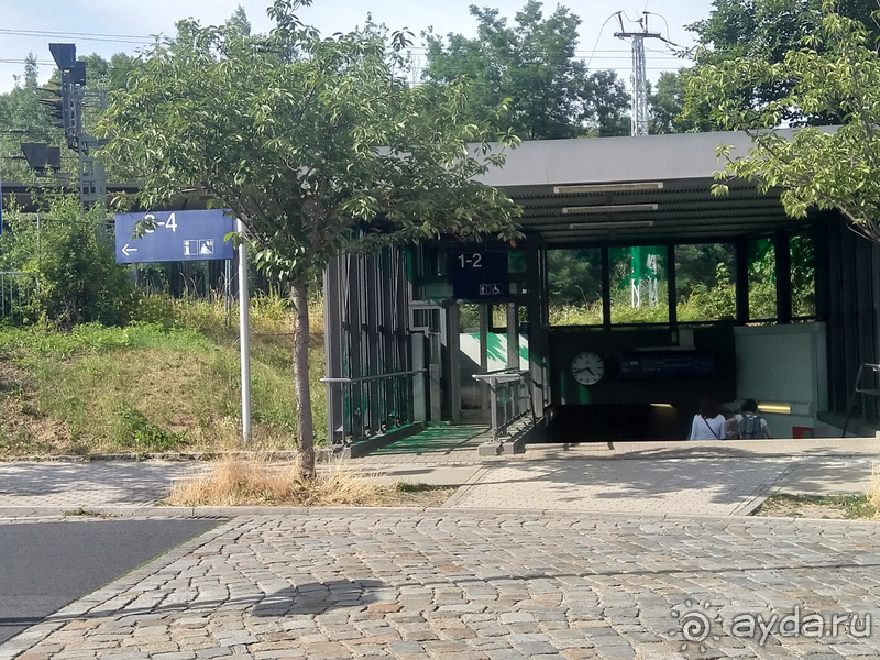 Дрезден, Германия. Саксонская Швейцария - город Пирна над Эльбой.